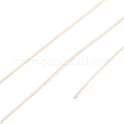 ラウンドワックスポリエステル糸ストリング  マイクロマクラメコード  ツイストコード  革縫い用  モカシン  0.55mm  約131.23ヤード（120m）/ロール&nbsp;YC-D004-02C-005