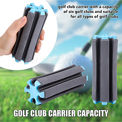 ABS＆ペットポータブルゴルフクラブ収納スタンド  グレー  144x55.5mm&nbsp;TOOL-WH0039-86A