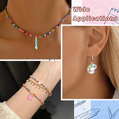 20個20スタイルアロイエナメルペンダント  絵筆とパレット  ミックスカラー  18~25x5~14.5x2~4.5mm  穴：1.6mm  1個/スタイル&nbsp;FIND-CJ0005-05