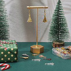 98本7色チベット風アロイペンダント  クリスマスツリー  ミックスカラー  24.5x15x2mm  穴：2mm  14個/カラー&nbsp;FIND-CA0011-20