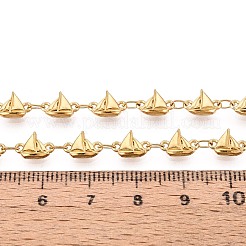 5m 304ステンレス鋼製ヨットリンクチェーン  ハンダ付け  スプールで  イオンプレーティング（ip）  18KGP本金メッキ  8.5x6x2mm&nbsp;CHS-T071-50G