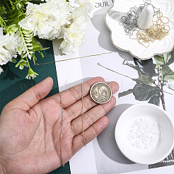 16ペア20色の真鍮スタッドピアス金具  カン付き  アメリカンピアス  ラックメッキ＆長時間メッキ  カドミウムフリー＆ニッケルフリー＆鉛フリー  40個のプラスチック製イヤーナット付き  ミックスカラー  100x0.6mm  穴：2mm  ピン：0.7mm  8ペア/カラー&nbsp;KK-BBC0026-03