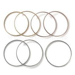 ファッション 201 ステンレススチール バングルセット  マルチカラー  2-1/2インチ（6.5cm）  7個/セット&nbsp;BJEW-L664-024C-M-1