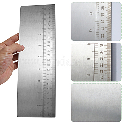 長方形のステンレス製クリームスクレーパー  ステンレス鋼色  300x80x0.8mm&nbsp;TOOL-WH0165-72B