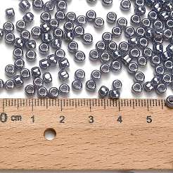トーホー 6/0ラウンドビーズ  日本製シードビーズ  （455)ゴールド光沢淡い藤  4mm  穴：1.5mm  約840個/50g&nbsp;SEED-XTR06-0455