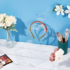 透明アクリル壁コーナー収納ラック  長方形  180x50x50mm&nbsp;AJEW-WH0534-37B