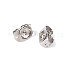変色防止ステンレス製摩擦イヤーナット  ステンレス鋼色  6x4.5x3mm  穴：1mm&nbsp;STAS-E019-1B