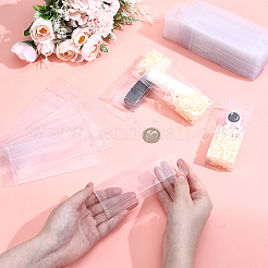 折りたたみ式透明PVCプラスチックギフトボックス60個  ハングホール付き  キャンディボックス  結婚式のための  パーティーとベビーシャワーの好意  長方形  透明  完成品：4x2.2x10cm&nbsp;CON-GO0001-20