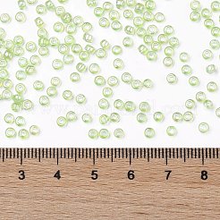トーホー 8/0ラウンドビーズ  日本製シードビーズ  （173)つの染められたabレモンミスト  3mm  穴：1mm  約222個/10g&nbsp;X-SEED-TR08-0173