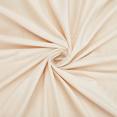 ベルベット布ソファ生地  フラット  ビスク  145cm&nbsp;DIY-WH0056-48B-1