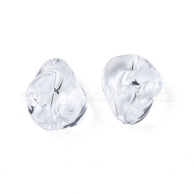 透明なアクリルビーズ  ティアドロップ  透明  16.5x13.5x10.5mm  穴：1.8mm&nbsp;LS-X-TACR-N009-35-1