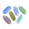 Cat Eye Cabochons, Faceted, Rectangle, Mixed Color, 36.5x14x5mm