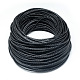 レザー編み込みコード  ブラック  6mm  約54.68ヤード（50m）/バンドル&nbsp;WL-Q005-6mm-1-1