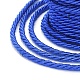 ポリエステルコード  ツイストコード  ブルー  3mm  約5.46ヤード（5m）/ロール&nbsp;OCOR-L041-3mm-11-2