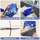 ポリエステル製ブックカバー  伸縮性のあるノートブックラップ  長方形  葉  400x250mm&nbsp;OFST-WH0009-001-5