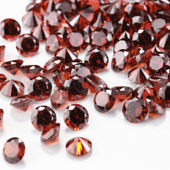 ダイヤモンド形キュービックジルコニア尖底カボション  多面カット  ミックスカラー  8x4.6mm&nbsp;ZIRC-R004-8mm-M