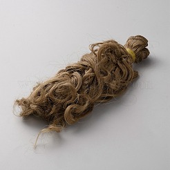 Ppヘアドールウィッグヘア  DIYの女の子のためのbjdメイキングアクセサリー  キャメル  170x1000x0.7mm&nbsp;DIY-WH0349-395B-02