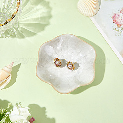 磁器食器  花  リネン  108x30mm&nbsp;AJEW-WH20020-264B