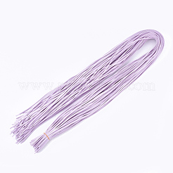 スエード調コード  フェイクレース  ライラック  2.5~2.8x1.5mm  約1.09ヤード（1m）/連&nbsp;LW-R023-2.8mm-37