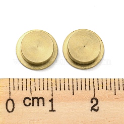 真鍮製ジュエリーベアリング  303ステンレス鋼  回転アクセサリー  粘土工芸の金型ツール  コラム  生（メッキなし）  1x0.3cm&nbsp;KK-K374-02C-G