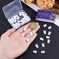 PVCプラスチック製モバイル防塵プラグ50個  長方形  ホワイト  11.5x8.5x4.5mm&nbsp;FIND-SC0022-45B