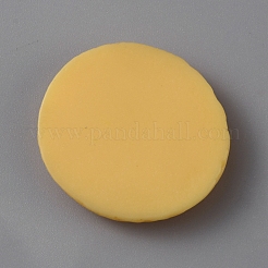 不透明樹脂製模造クッキーカボション  砂茶色  オーバル  27x24.5x5mm&nbsp;RESI-WH0038-01F