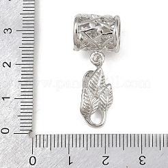 真鍮製ピンチべイル  プラチナ  32x13mm  穴：8mm&nbsp;KK-H371-P