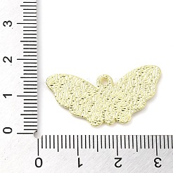 合金エナメルチャーム  ゴールドカラー  花のチャームが付いた蝶  ミディアムアクアマリン  15x30x1.5mm  穴：1.6mm&nbsp;ENAM-R146-01C
