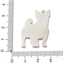 合金エナメルチャーム  犬のチャーム  ライトゴールド  ブラウン  32x23x1.5mm  穴：1.5mm&nbsp;AL-CBA78C9-02A-09