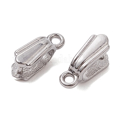変色しない304ステンレススチール製アイスピックピンチベイル  コーン  ステンレス鋼色  10.5x3.8mm  穴：1.8mm  ピン：0.8mm&nbsp;STAS-K277-03A-P