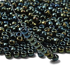 トーホー 3/0ラウンドビーズ  日本製シードビーズ  （メタリックアイリスグリーン/ブラウン84)個  5mm  穴：1.5mm  約60個/10g&nbsp;X-SEED-TR03-0084