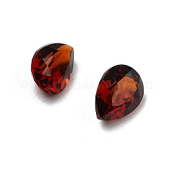 ファセットナチュラルガーネットカボション  後ろ向き  涙の形  4x3x2mm&nbsp;G-I295-05C-15A-09