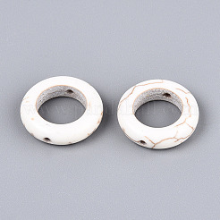 合成ハウライトビーズ  リング  20x5.5mm  穴：1.5~1.6mm&nbsp;G-N352-01