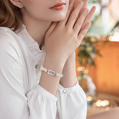 真鍮スプリングゲートリング2個  925銀メッキ  16.5x8.5x3mm&nbsp;KK-BBC0024-20S-1