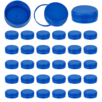 ペットボトルキャップ ねじ込み式のびんのふた コラム ブルー 40x15mm