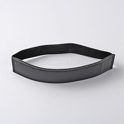 弾性バンドペンホルダー  pu レザー ノート ペン ホルダー  弾性ブックマーク  ブラック  169x34x3.5mm&nbsp;FIND-WH0152-236A
