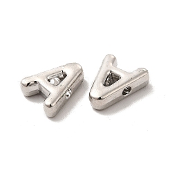 合金ビーズ  長持ちメッキ  カドミウムフリー＆鉛フリー  文字L  文字.a  14x12x4.5mm  穴：2mm&nbsp;PALLOY-E024-28A-P