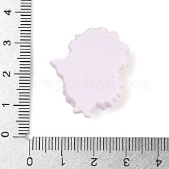 オペーク樹脂カボション  天使と星  ライラック  29x24.5x8mm&nbsp;CRES-Z013-02B