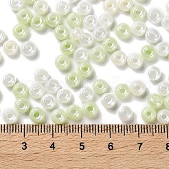 3/0 ガラスシードビーズ  不透明色の光沢  ラウンド  甘露  5~5.5x3~3.5mm  穴：1.5~1.6mm  約77個/10g&nbsp;X1-SEED-L011-03A-17