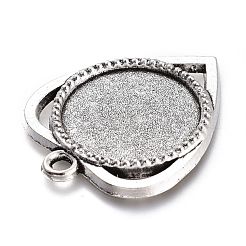 混合形状合金ペンダント  混合スタイル  プラチナ  2.5~39x2.5~33x1~8mm  穴：1~3mm  トレイ：18mm&nbsp;PALLOY-XCP0001-09