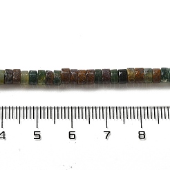 天然マルチカラー瑪瑙ビーズ連売り  ディスク  ヒシビーズ  1.4~2.5x4~4.5mm  穴：0.8mm  約167個/連  14.88''（37.8センチメートル）&nbsp;G-H230-53