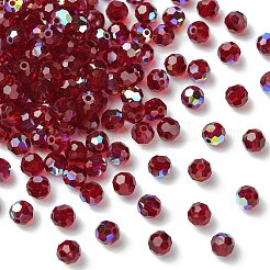 プレシオサ®クリスタルビーズ  チェコクリスタル  451 19 602 ラウンド  90090 200 サイアム AB  5mm  穴：1mm&nbsp;X-PRC-BB5-90090-200