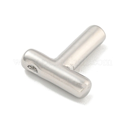 ラックメッキ真鍮チャーム  長持ちメッキ  鉛フリー＆カドミウムフリー  レターチャーム  文字t  21x19x5mm  穴：3x1.5mm&nbsp;KK-R143-21P-T