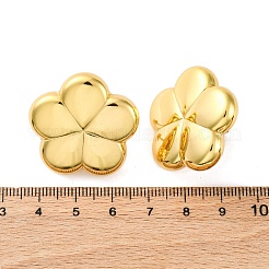 女性用フラワー 304 ステンレス スタッド イヤリング  ゴールドカラー  29x30mm&nbsp;EJEW-A125-73G