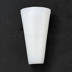3dクリスマスツリーDIYキャンドルシリコンモールド  クリスマスツリーの香りのキャンドル作りに  ホワイト  7.5x14.2cm  内径：6.5x13.1のCM&nbsp;CAND-B002-02B