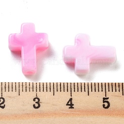 アクリルビーズ  クロス  天然石風  カラフル  15.5x12x4.5mm  穴：2mm  1064個/ 500g&nbsp;OACR-U005-03