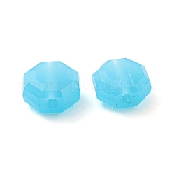 アクリルビーズ  多面カット  ポリゴン  ディープスカイブルー  7.5x7.5x4mm  穴：1.5mm&nbsp;LS-FIND-C034-01A