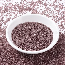 MIYUKIラウンドロカイユビーズ  日本製シードビーズ  11/0  （rr364)裏地付きベリー光沢  2x1.3mm  穴：0.8mm  約1111個/10g&nbsp;X-SEED-G007-RR0364