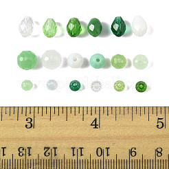 ガラスビーズ  混合図形  ミックスカラー  4~8x3~8mm  穴：0.4~1.2mm.&nbsp;EGLA-FS0001-54C