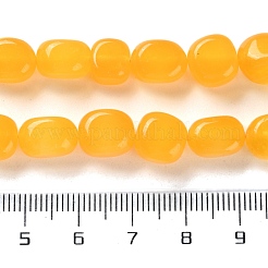 天然石トパーズ翡翠ビーズ連売り  直方体の  グレードA  7.5~11.5x5.5~9x5.5~9mm  穴：1mm  約41~42個/連  14.96~15.83インチ（38~40.2cm）&nbsp;G-P497-01D-03A